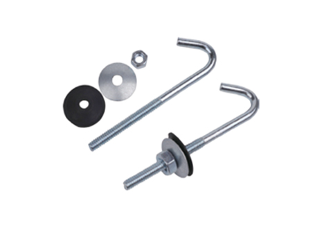 Roof Hook: J Bolt+ Hex Nut+ Steel Washer+ Rubber Washer